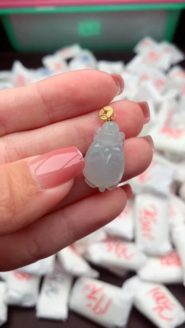 【闪购商品】翡翠颈饰18K金镶嵌一