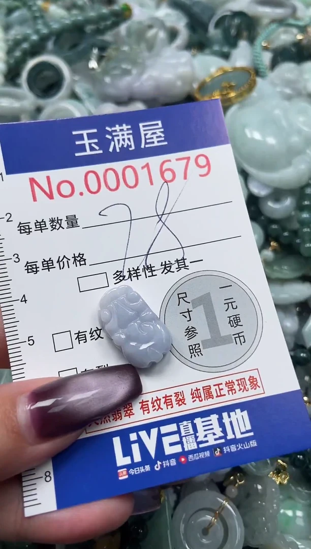 颈饰未镶嵌翡翠1679