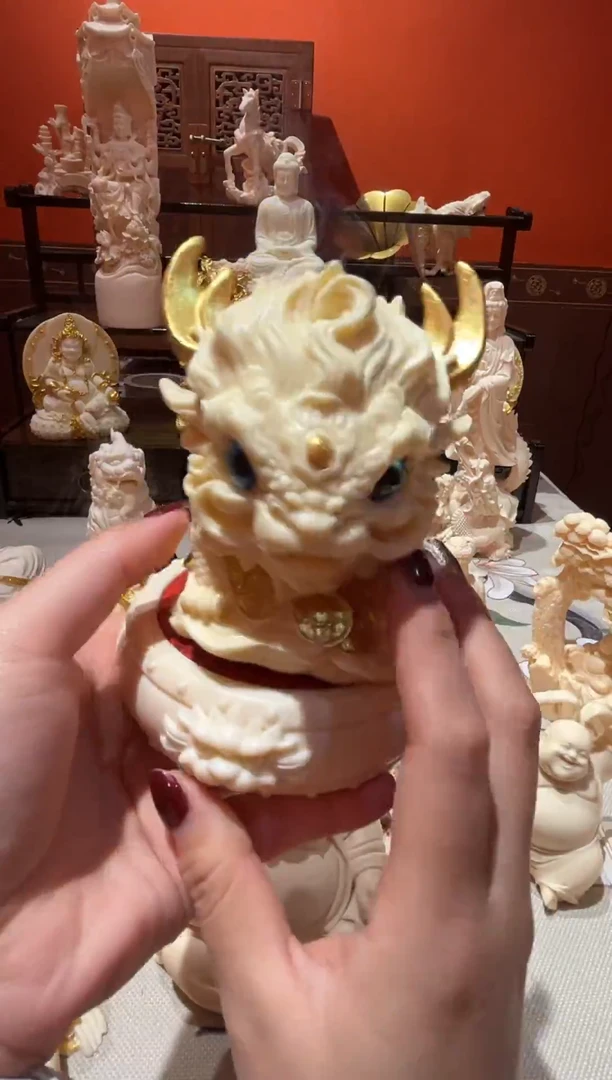 木瑞兽麒麟+底座