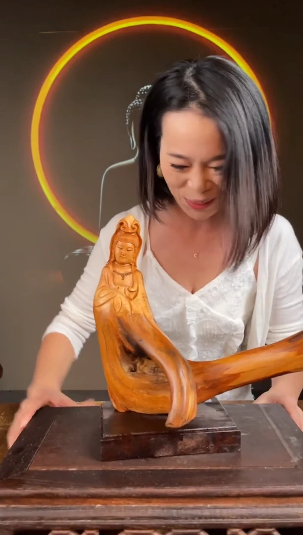 柏木（崖柏）手工摆件,先抢先得! 编号:32