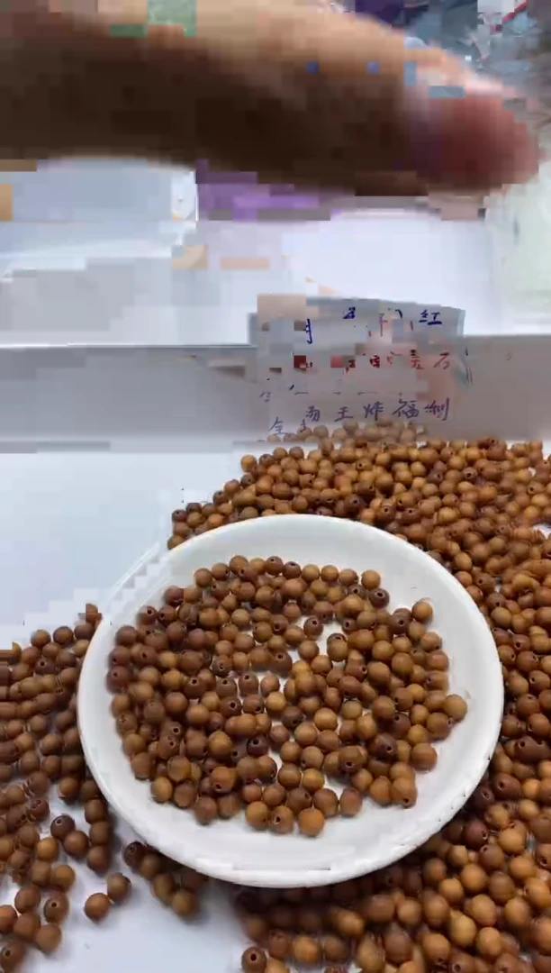 檀香木散珠w1469老山檀6mm*50颗三单三通