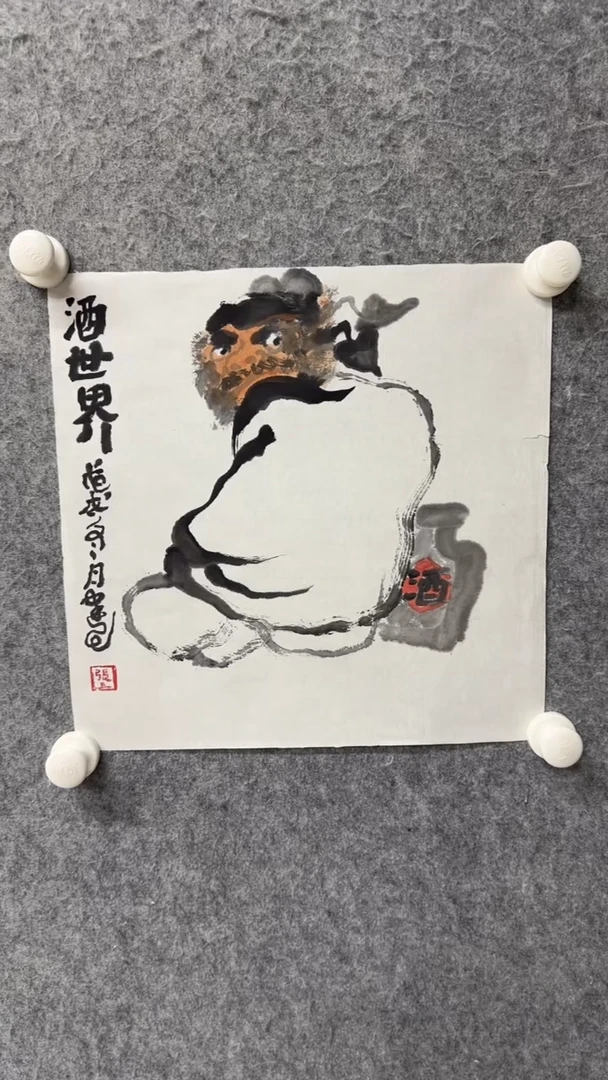 国画写意画花鸟画手绘
