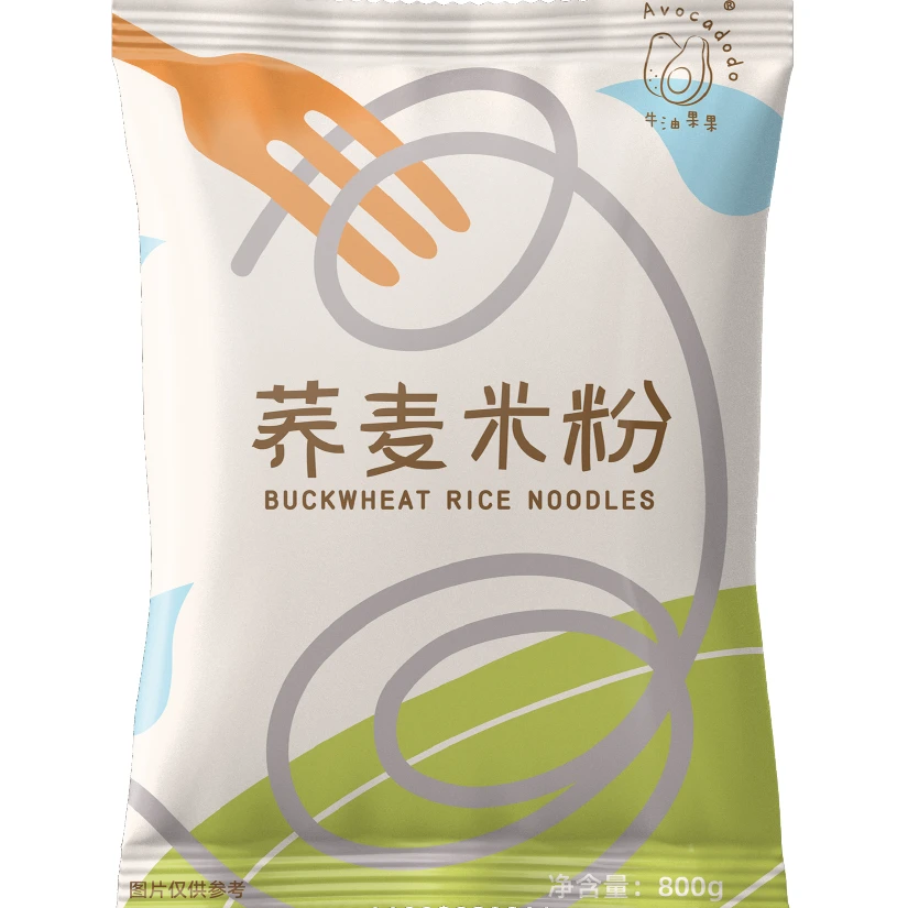牛油果果-荞麦米粉800g-无麸质面条米线粗粮0盐0脂肪桥本