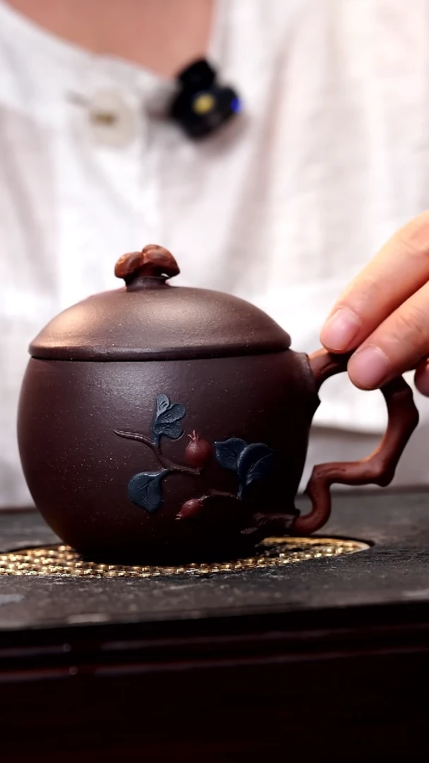 茶杯紫砂宜兴紫砂精品杯3