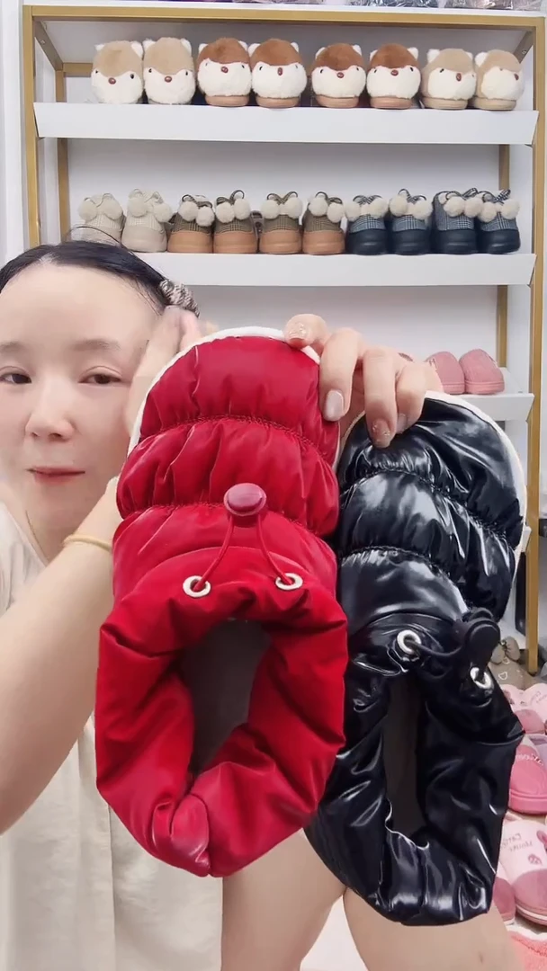 毛绒冬季防寒保暖棉鞋
