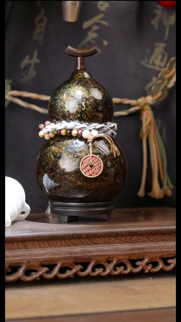 281号精品天然大漆酒葫芦一物一拍~