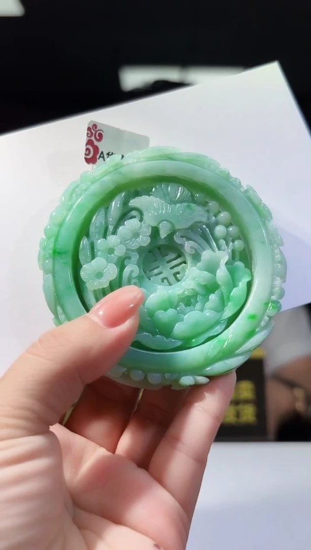 未镶嵌定制翡翠百**莹01/0918/C/手镯
