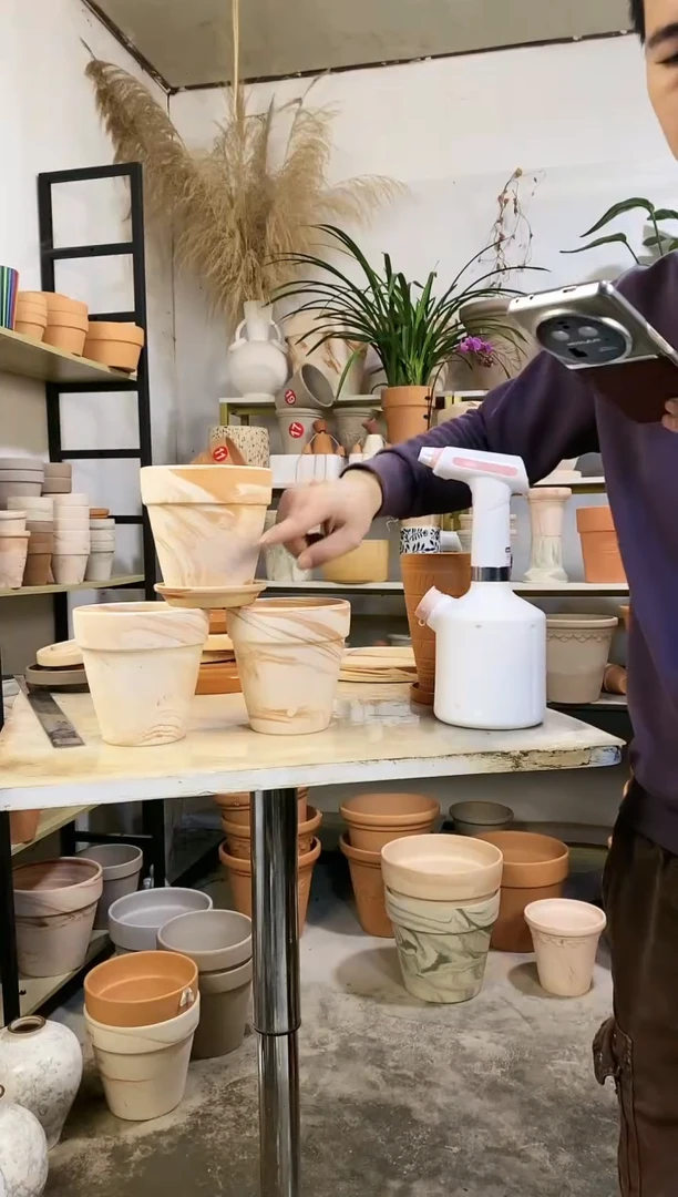 【闪购商品】红陶13*13玛奇朵 3盆3托