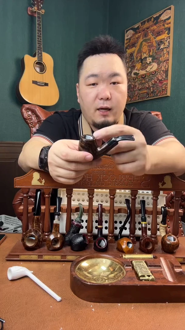 石楠木木雕款意大利进口石楠木烟斗