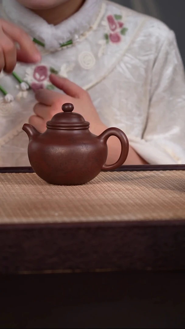 茶壶紫砂紫泥 290cc