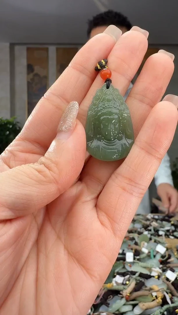 颈饰未镶嵌和田玉拍一发一多样性发货