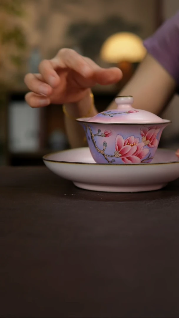 景德镇陶瓷杯碗柴烧多人