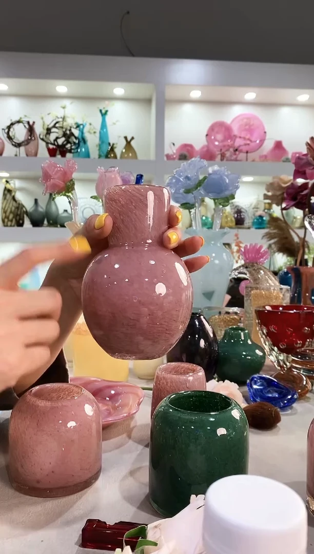 慕忆家手作琉璃花瓶