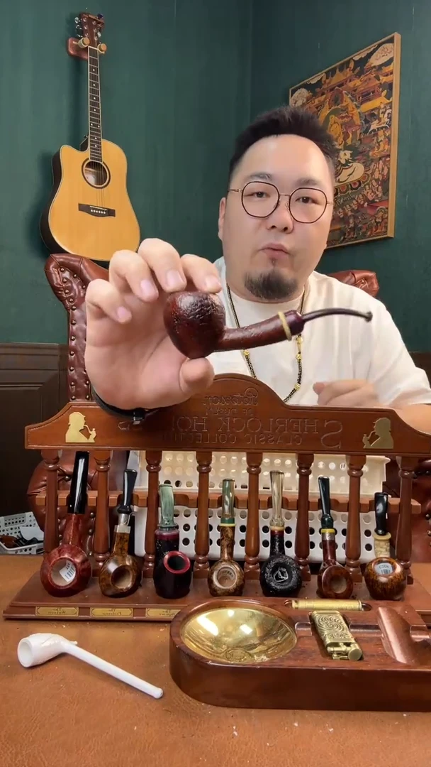 石楠木木雕款意大利进口石楠木烟斗