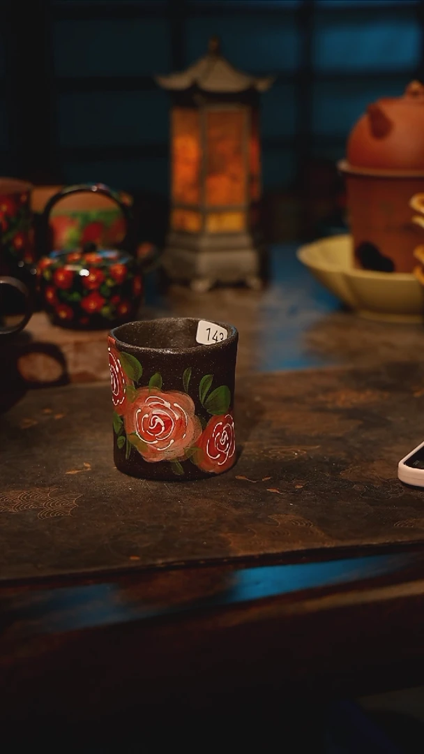 陶瓷景德镇高温釉下彩手工手绘款式