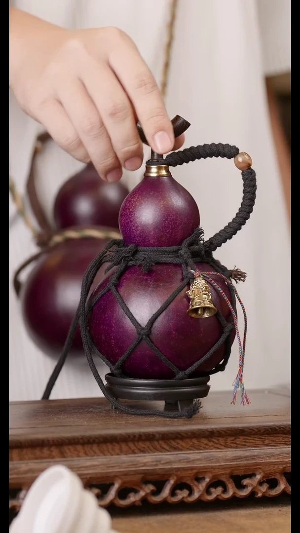 91号精品天然大漆酒葫芦一物一拍~