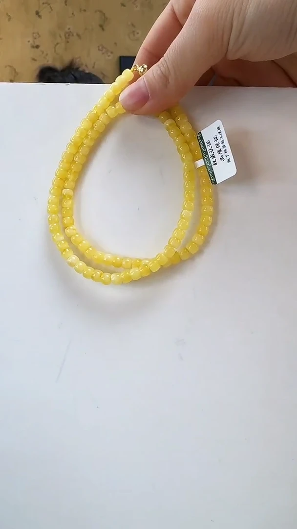 蜜蜡颈饰未镶嵌3963项链