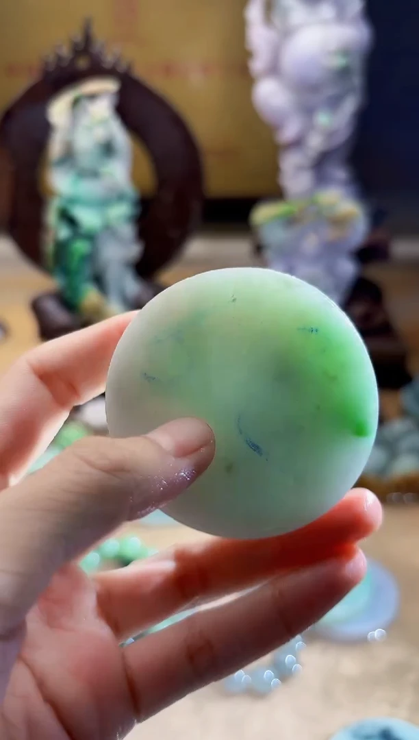 未镶嵌挂件翡翠A货柠优6786