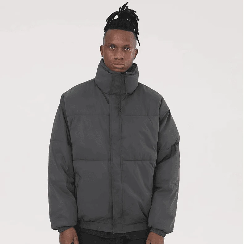 美式高街复线保暖面包服棉衣情侣款棉服