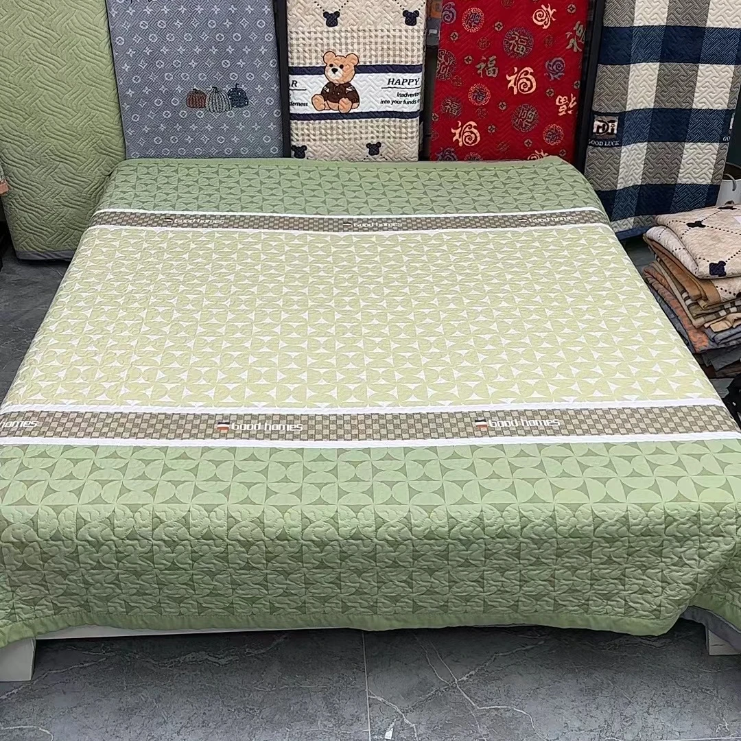 2.3*2.5 四季莫代尔亲肤床盖《加大帝凡绿》