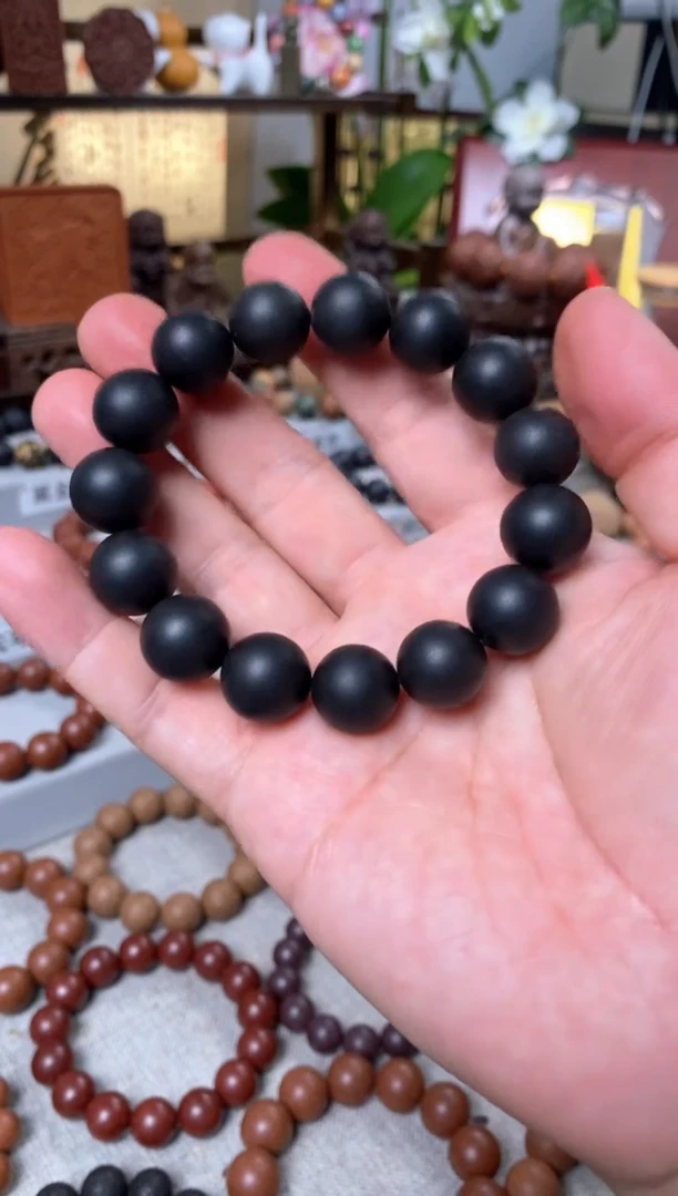 泥塑四合息肌香方手串1.5.*15