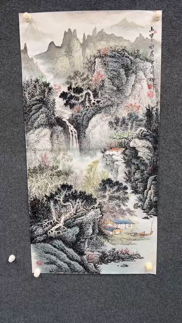 【闪购商品】国画2.12-颜新辉-马原-三尺山水45