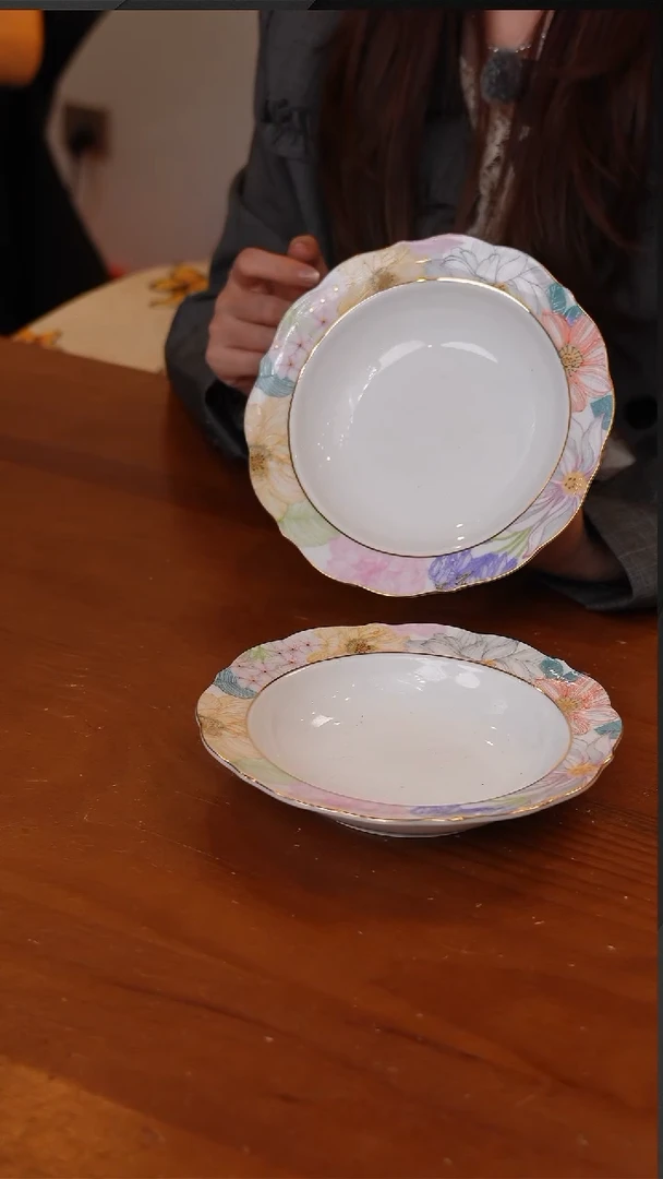 陶249-满庭芳花边2支