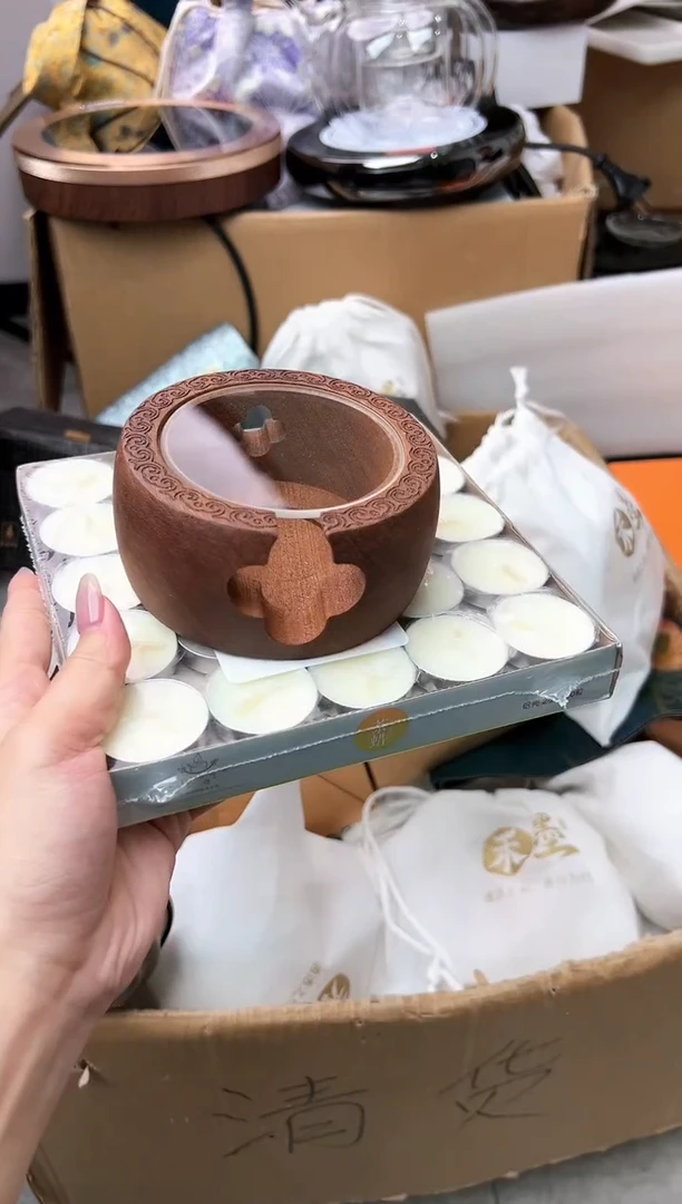 禾墨温茶器送50个茶蜡