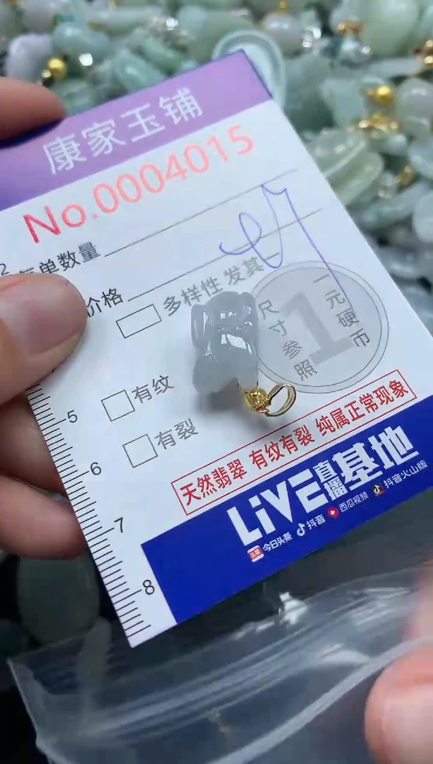 颈饰未镶嵌翡翠4015