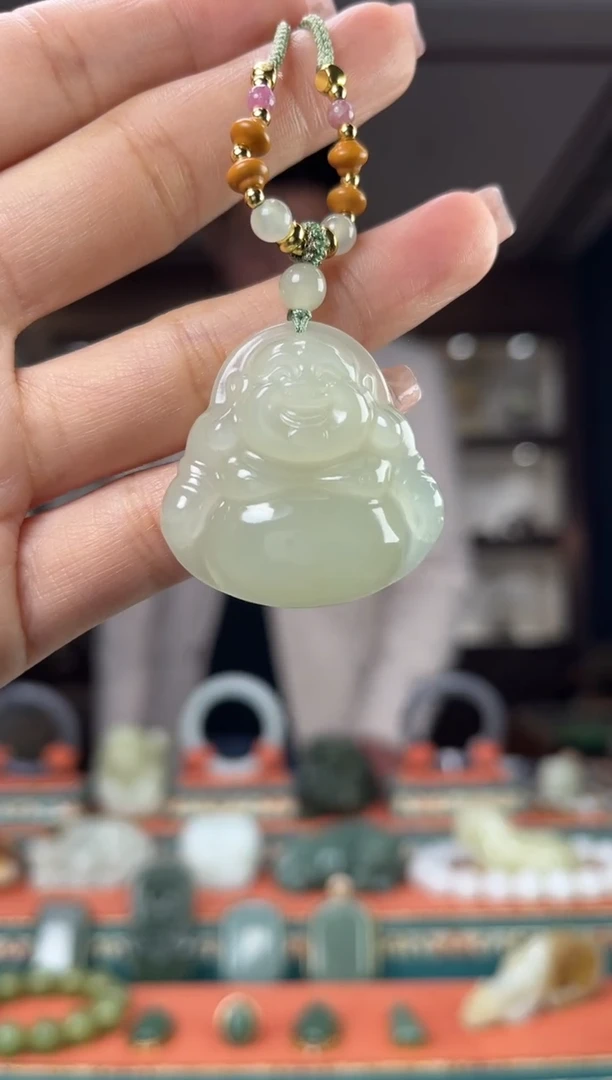 【闪购商品】和田玉颈饰未镶嵌佩佩35mm左右