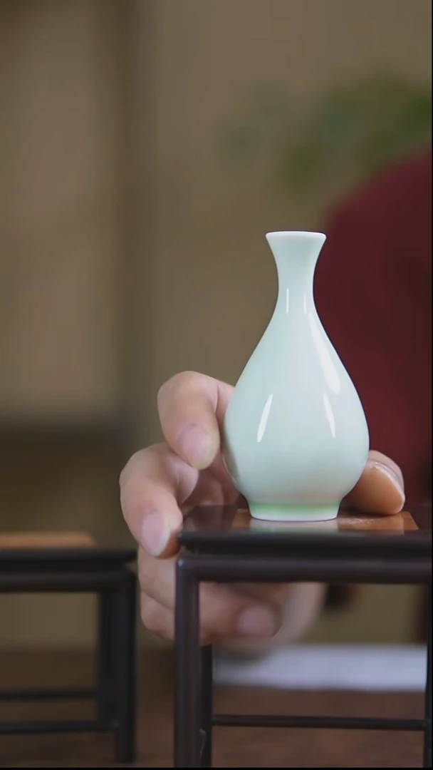 瓷片景德镇手工小花瓶5