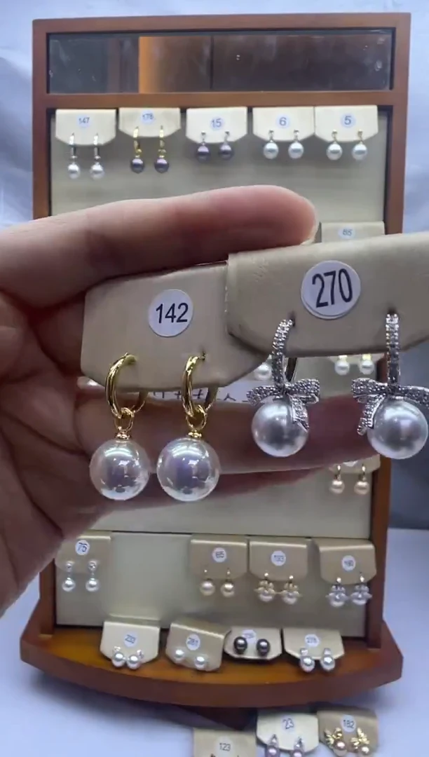 未镶嵌耳饰淡水珍珠142+270