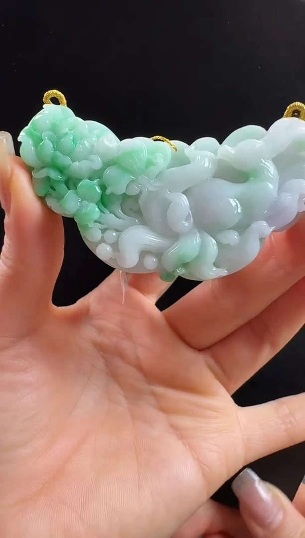 颈饰未镶嵌翡翠九尾