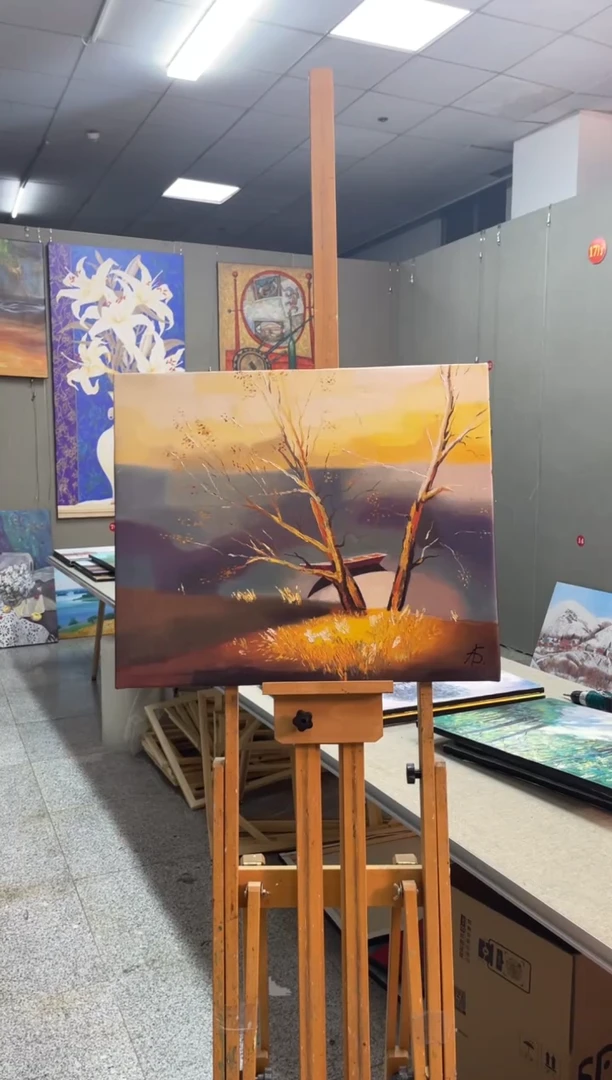 俄美协画家原创油画50*60
