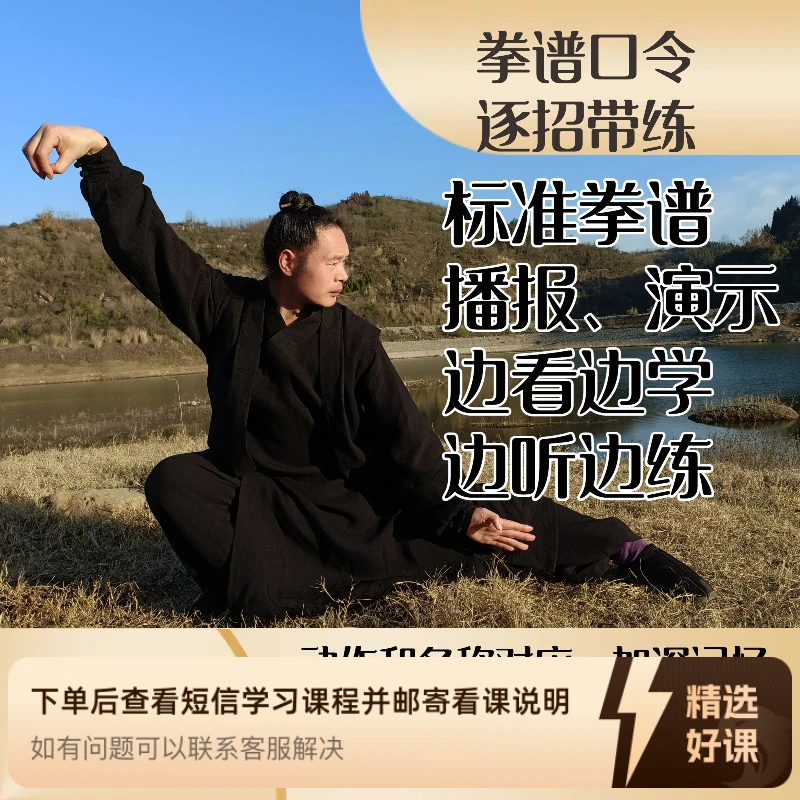 武当太极拳28势拳谱，口令带练、完整拳谱对照（留意短信解锁课程）