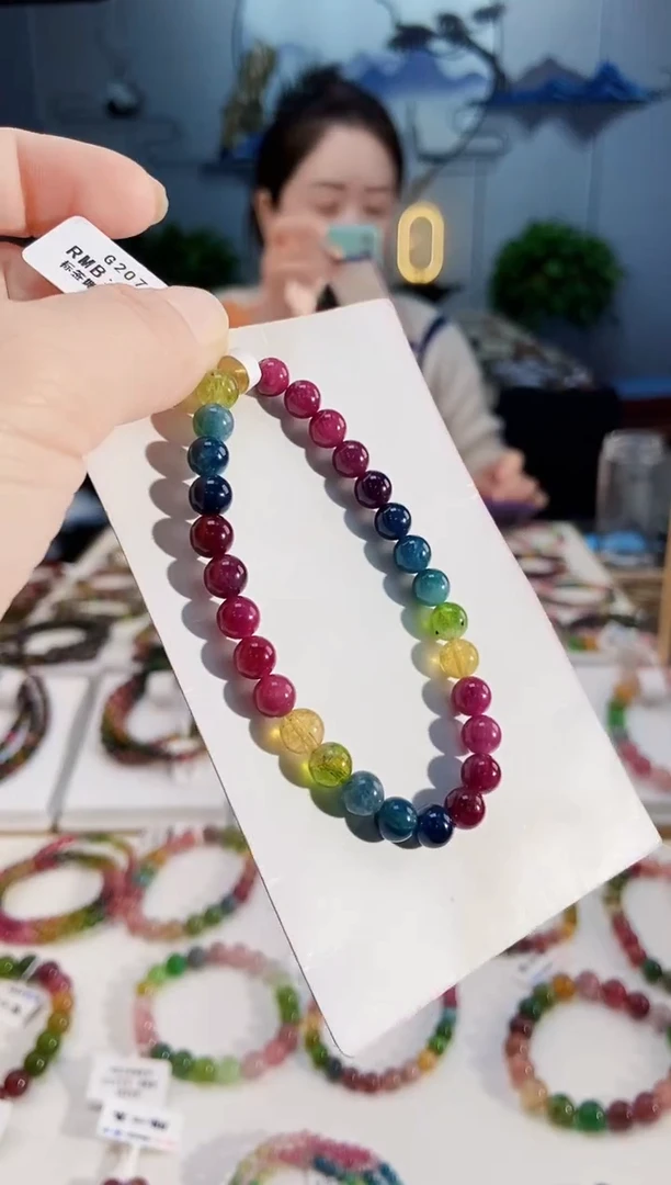 【闪购商品】碧玺手链未镶嵌G2071单圈颜色微差发1