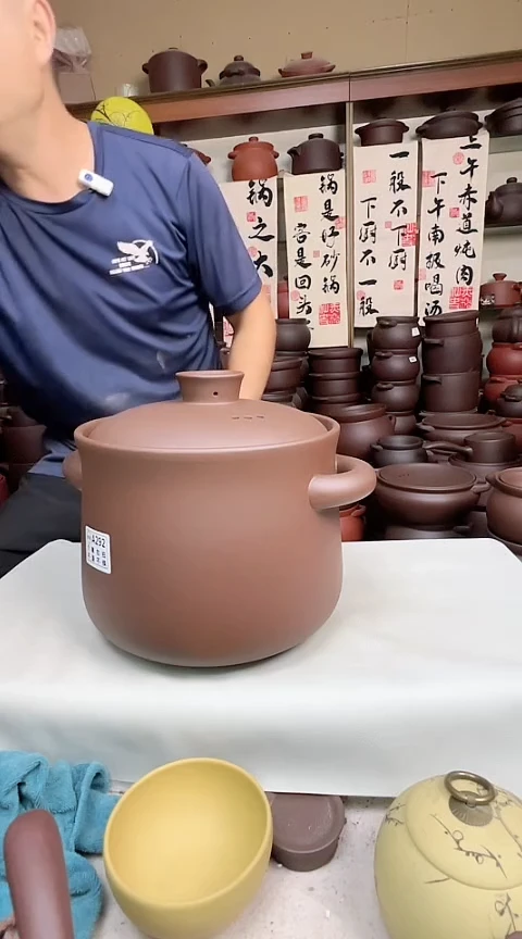 宜兴紫砂微瑕5.5升小蛮腰A292