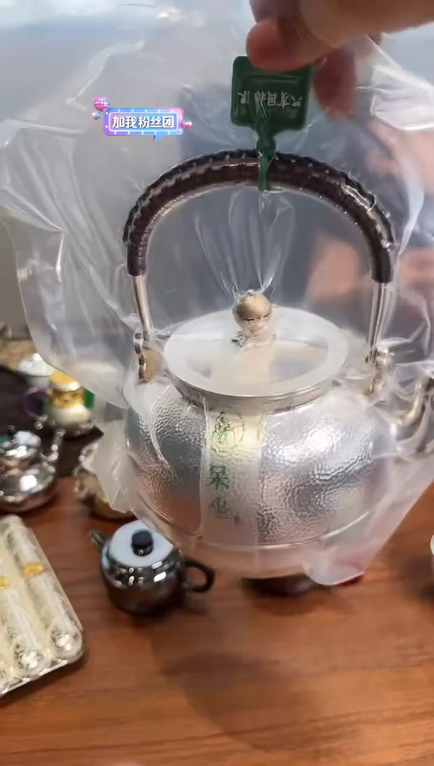 -小*'呆坐 锤纹玄天提梁壶