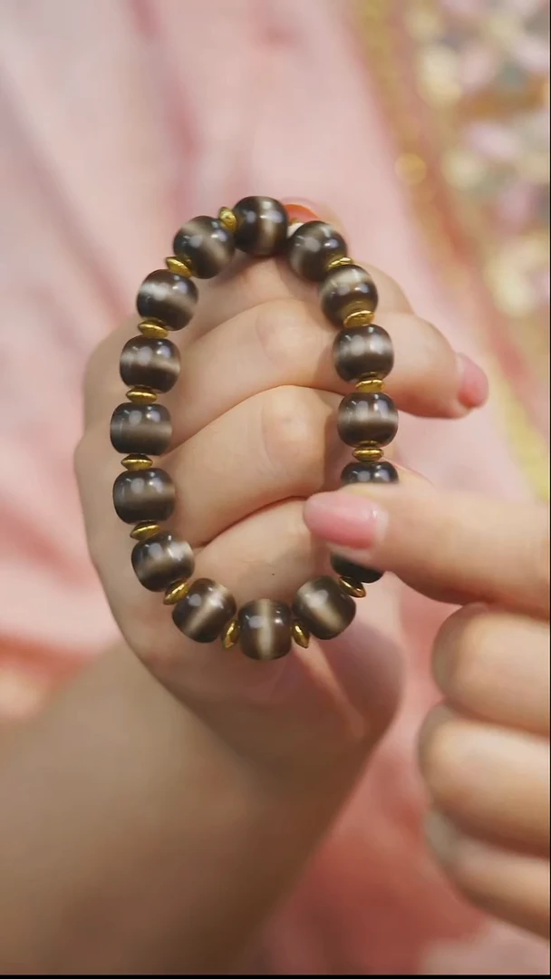 未镶嵌手链玛瑙/玉髓（覆膜）一线药师天珠