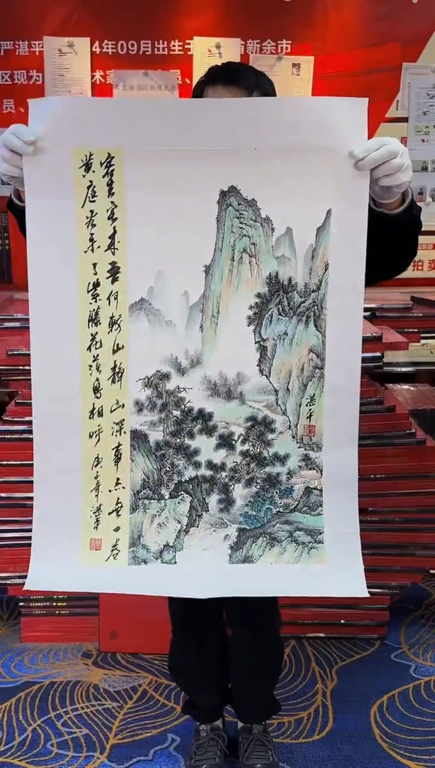 【闪购商品】国画手绘国画山水花鸟作品
