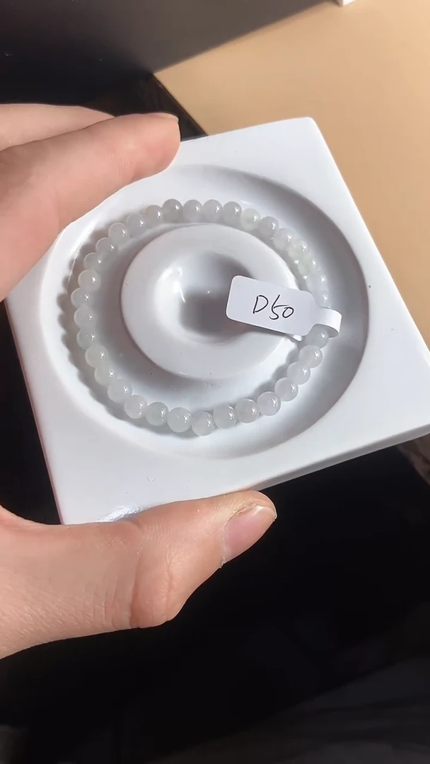 【闪购商品】翡翠手串未镶嵌天然翡翠A货手串D50