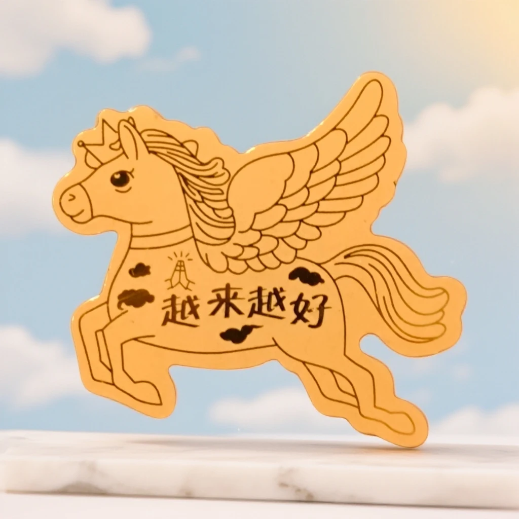 【马年新款】手机贴寓意创意手机贴 不含金 背部薄膜撕下可粘贴】