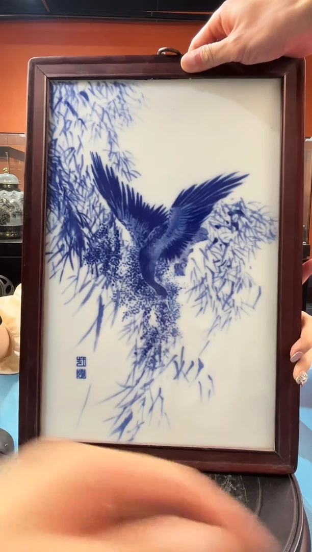 摆件精品陶瓷青花摆件7