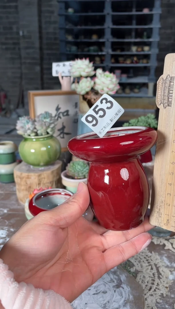 瓷片953知木小芳花盆