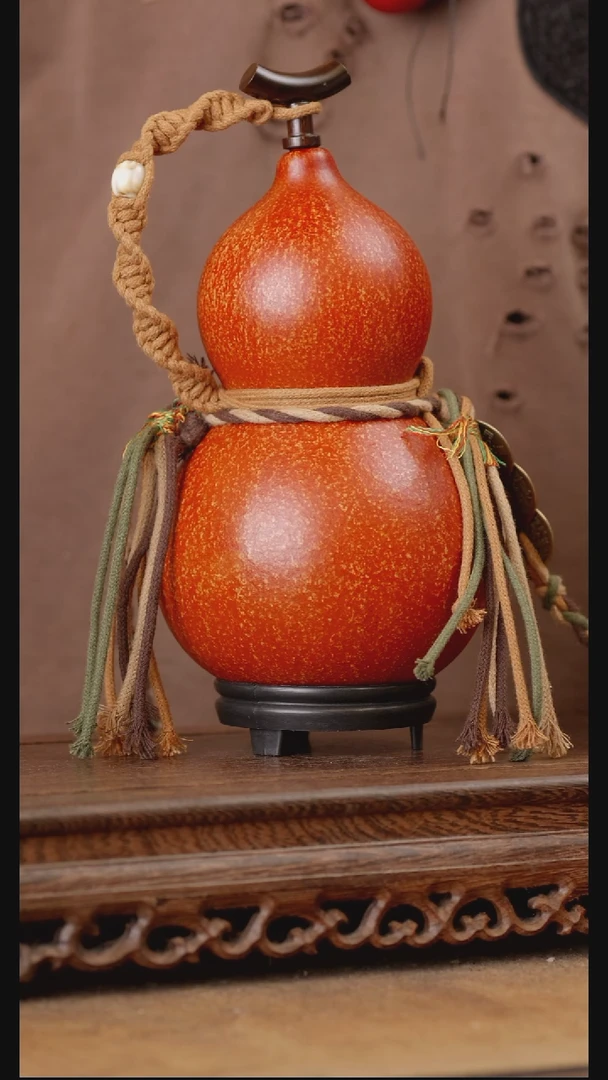 153号精品天然大漆酒葫芦一物一拍~