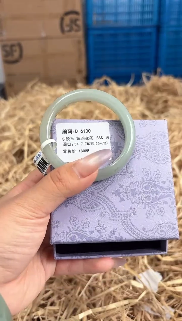 未镶嵌手镯石英质玉D-6100