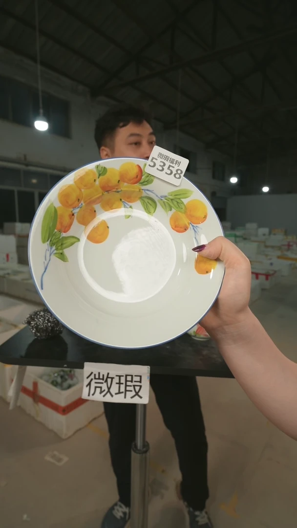 陶瓷景德镇高温釉下手绘陶瓷