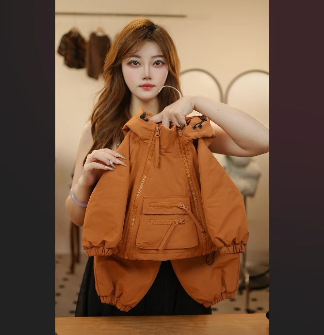 【两件套】2026秋冬新品萌娃穿搭潮流加厚男女儿童棉服套装28938