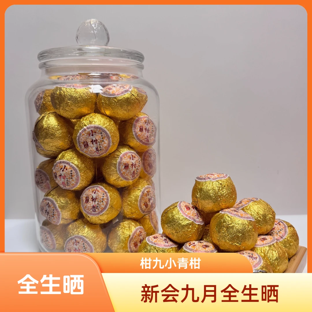 新会东甲【柑九】九月全生晒小青柑普茶