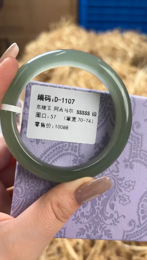未镶嵌手镯石英质玉D-1107